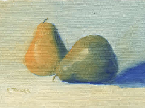 Pears naples yellow blue