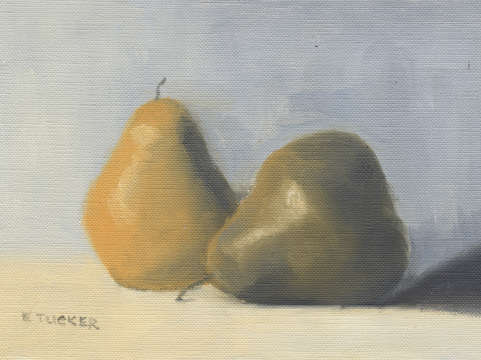 Pears naples yellow black