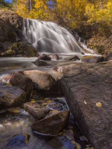 Lundy canyon waterfall