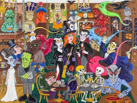 Haunted halloween in the tavern on the green