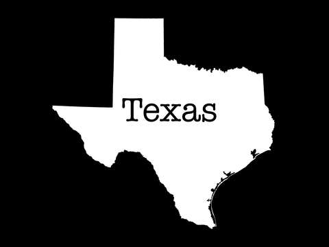 Texas in black