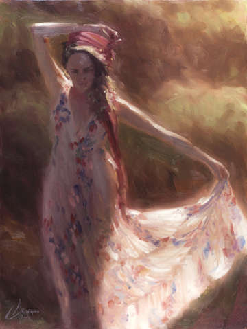 The red scarf