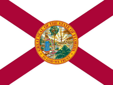Florida state flag authentic