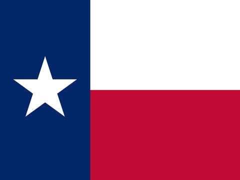 Texas state flag authentic version