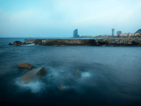 Misty sea 11 barcelona