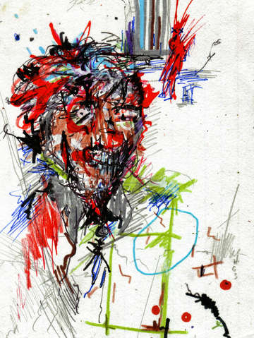 Urban clown dreaming
