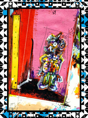 Figure in an elevator 1