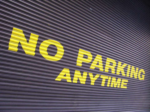 No parking anytime