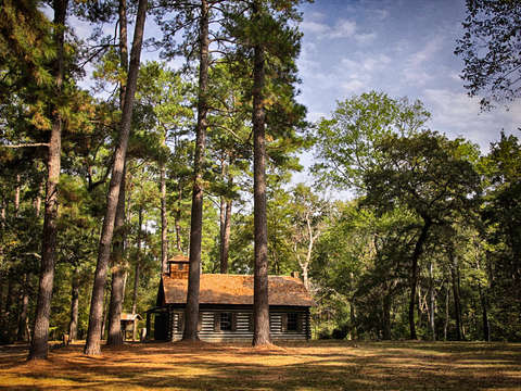 Log church house