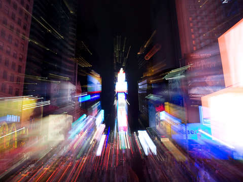 New youk city light speed