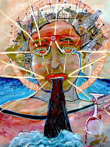 Contemporary crown of thorns