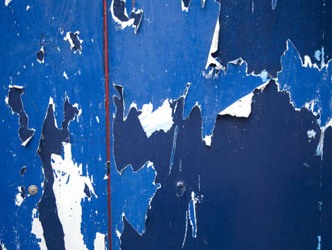 Red line in blue