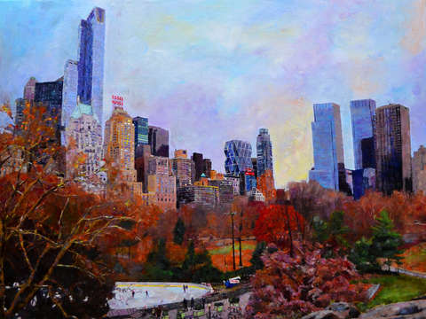Fall in central park