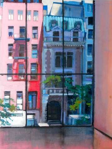 Looking out from moma