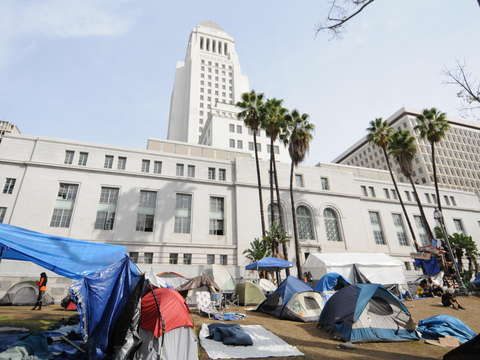 Camped out