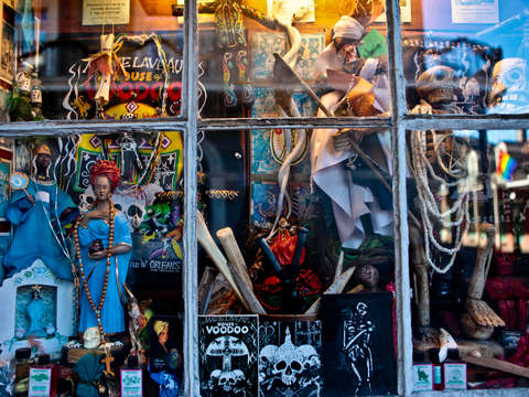 Bourbon street window display