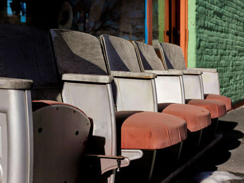Outdoor theater seats
