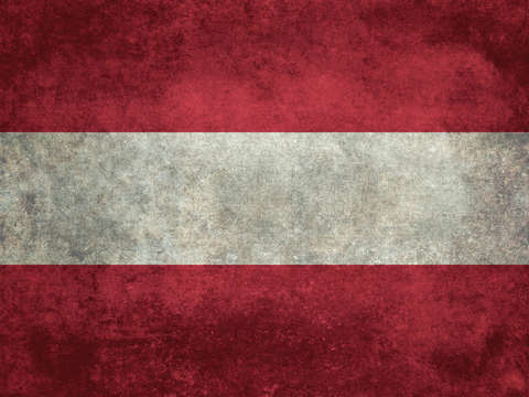 Austrian national flag vintage version