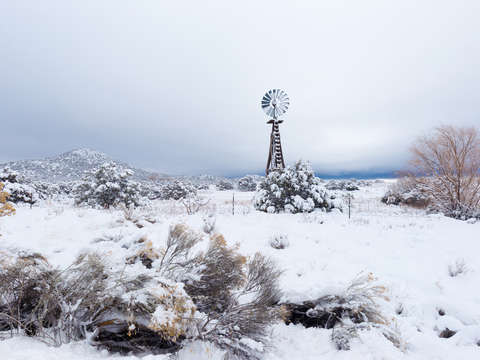 Winter windmill