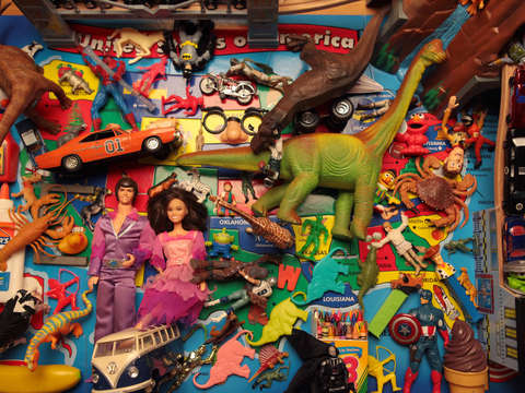 A lot of toys