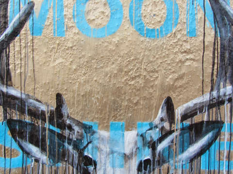 Denver graffiti over art