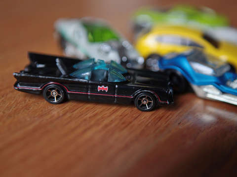 Batmobile matchbox car