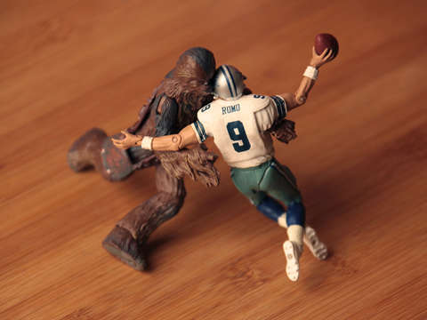 Chewbacca sacking tony romo