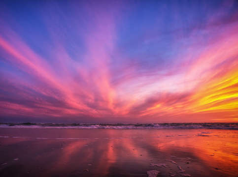 Fire sky