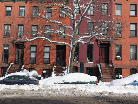 Deep snow in brooklyn