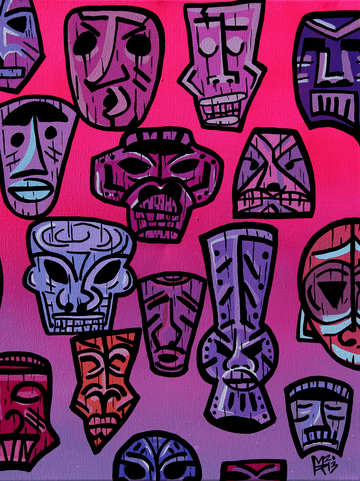 Tiki party pink