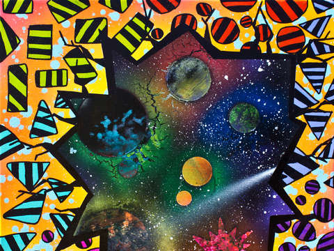 The other side of a black hole