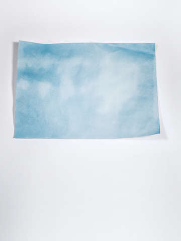 Sky blue on white