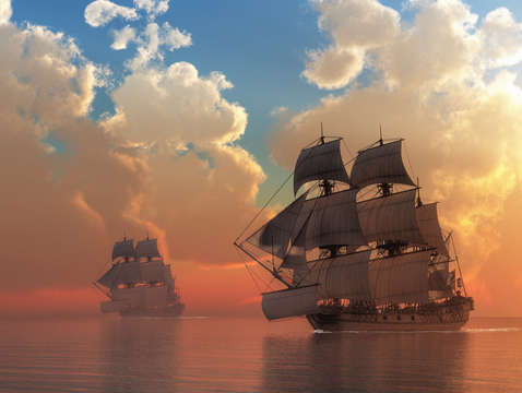 Pirate sunset
