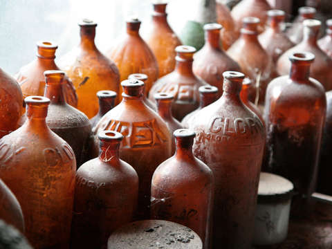 Dusty bottles