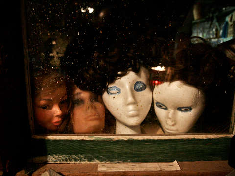 Styrofoam heads