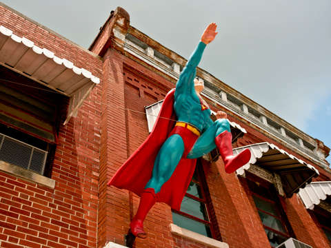 Superman lift off