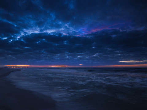 Crack of a blue dawn