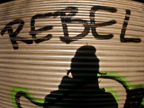 Rebel graffiti in nijmegen holland