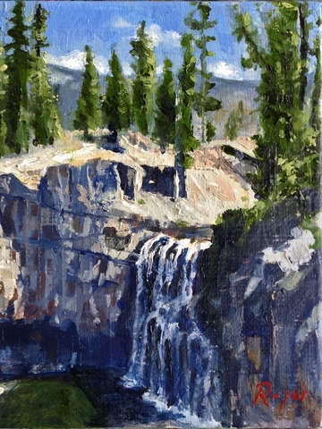 Rainbow falls mammoth ca