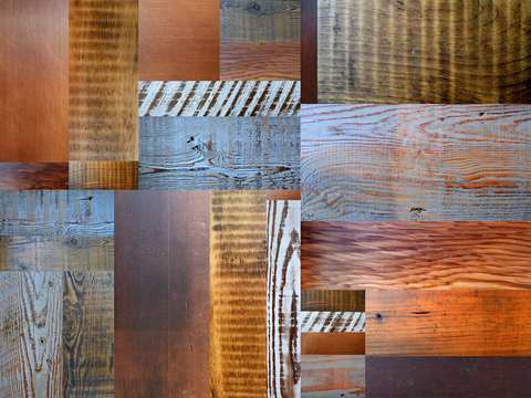 Reclaimed Wood Abstract 4.0