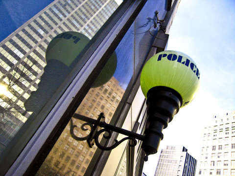 Atlanta police lamp