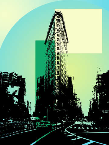 Flat iron building