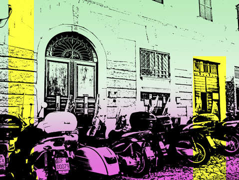 Motorbikes in italy