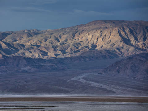 Morning light on the panamint range
