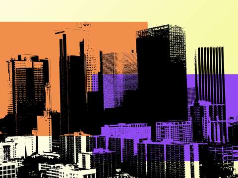 Los angeles skyline ii