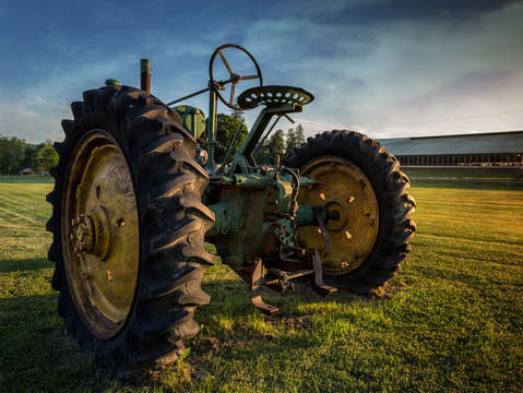 Old john deere sunset keene