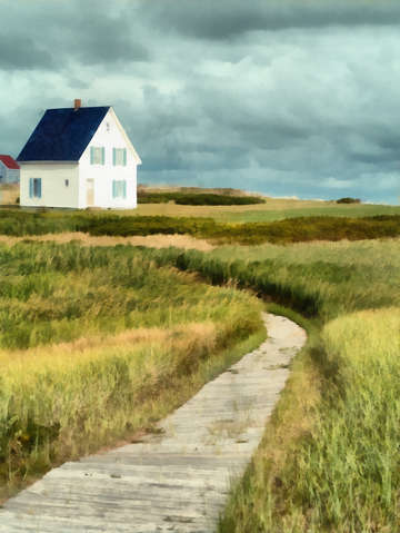 House at the end of the boardwalk