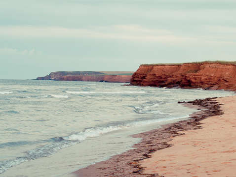 House on the sandstone cliffs