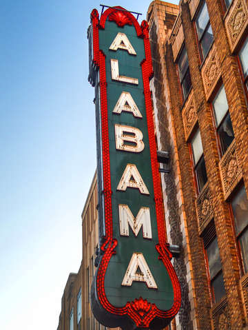 Birmingham theater sign