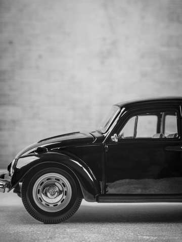 Classic vw beetle car